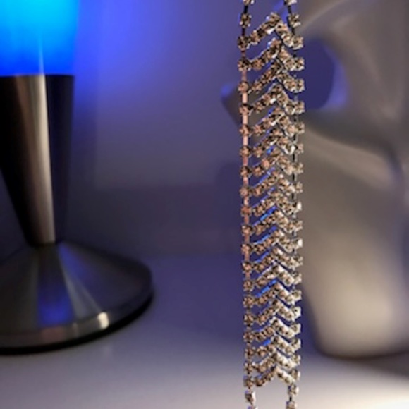 Stunning Sterling Silver Bracelet V‎ Shape CV - Picture 5 of 8